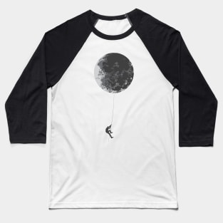 Climbing the Moon Baseball T-Shirt